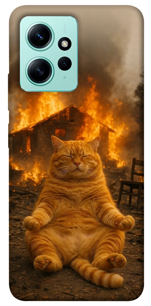 Чехол Burning cat для Xiaomi Redmi Note 12 4G