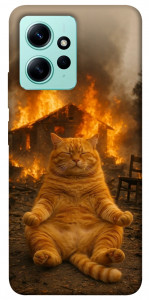 Чехол Burning cat для Xiaomi Redmi Note 12 4G