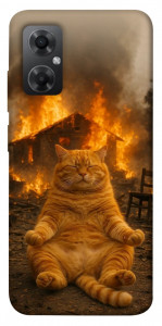 Чохол Burning cat для Xiaomi Redmi Note 11R