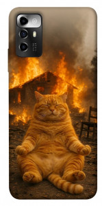 Чехол Burning cat для ZTE Blade V40 Vita