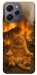 Чехол Burning cat для Xiaomi Redmi 12