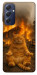 Чохол Burning cat для Galaxy M54 5G