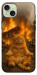 Чехол Burning cat для iPhone 15 Plus