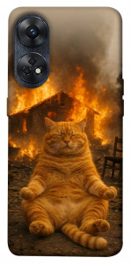 Чохол Burning cat для Oppo Reno 8 T 4G