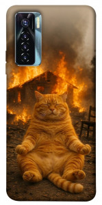 Чохол Burning cat для TECNO Camon 17 Pro