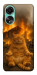 Чохол Burning cat для Oppo A78 4G