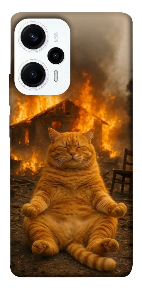 Чехол Burning cat для Xiaomi Poco F5