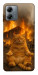 Чохол Burning cat для Motorola Moto G14