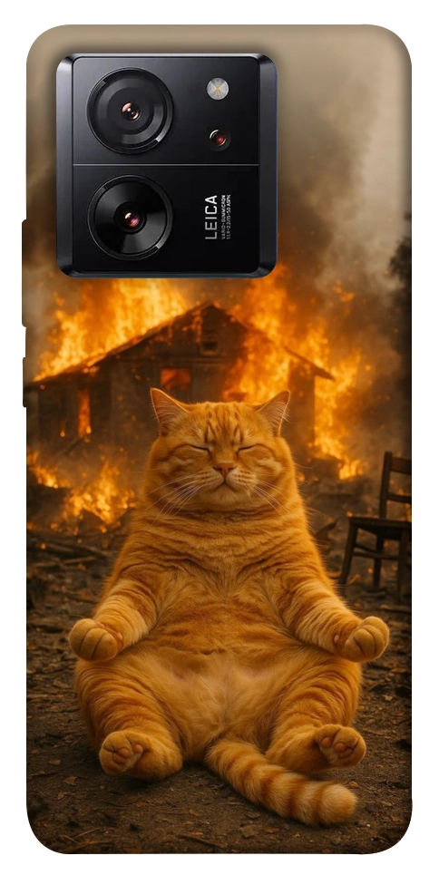 Чехол Burning cat для Xiaomi 13T Pro