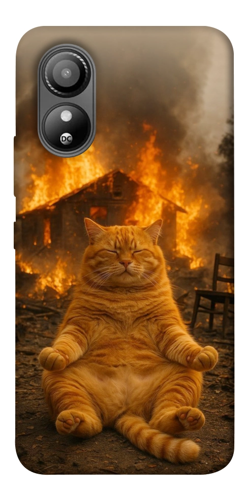 Чехол Burning cat для ZTE Blade L220