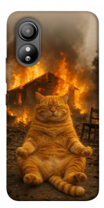 Чехол Burning cat для ZTE Blade L220