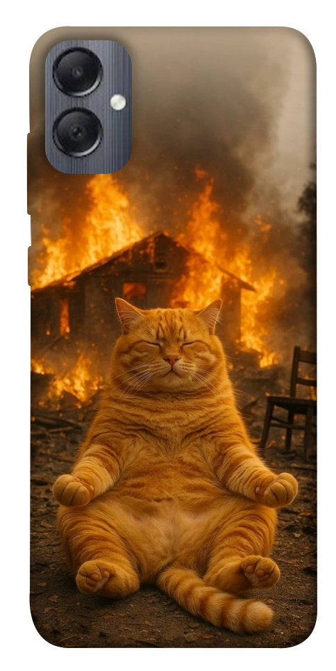 Чохол Burning cat для Galaxy A05