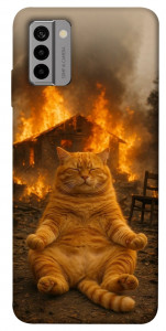 Чохол Burning cat для Nokia G22