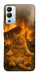 Чехол Burning cat для Infinix Hot 12i