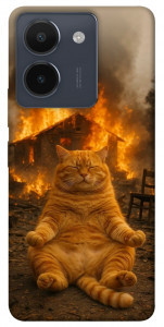 Чехол Burning cat для Vivo Y36