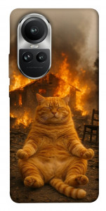 Чехол Burning cat для Oppo Reno10