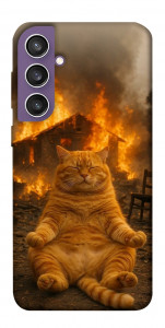 Чехол Burning cat для Galaxy S23 FE