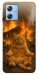 Чехол Burning cat для Motorola Moto G84