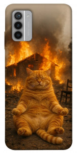 Чохол Burning cat для Nokia G42