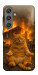 Чохол Burning cat для Galaxy S24