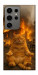 Чехол Burning cat для Galaxy S24 Ultra
