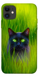 Чохол Cat in the grass для iPhone 11