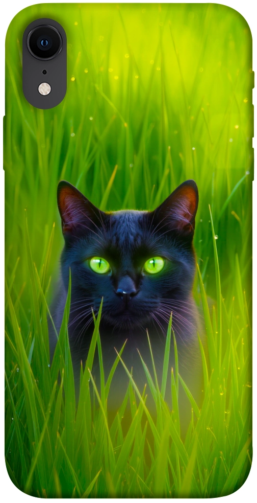 Чехол Cat in the grass для iPhone XR