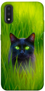 Чохол Cat in the grass для Galaxy A01