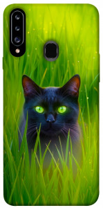 Чехол Cat in the grass для Galaxy A20s (2019)