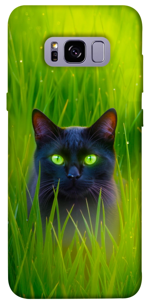 Чехол Cat in the grass для Galaxy S8+