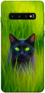 Чохол Cat in the grass для Galaxy S10 (2019)