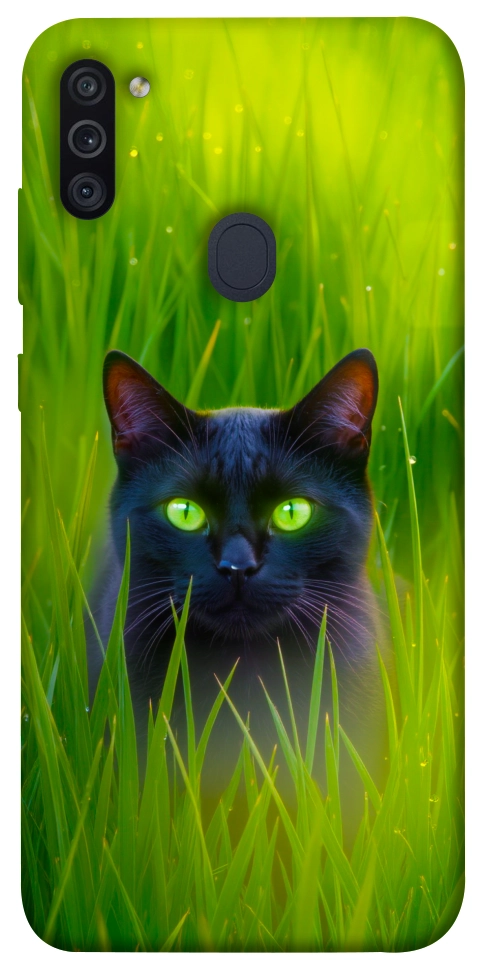 Чохол Cat in the grass для Galaxy M11 (2020)