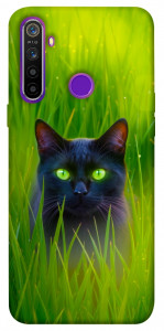 Чехол Cat in the grass для Realme 5