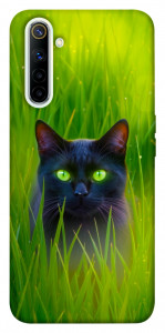 Чехол Cat in the grass для Realme 6