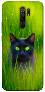 Чохол Cat in the grass для Xiaomi Redmi 9