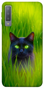 Чохол Cat in the grass для Galaxy A7 (2018)