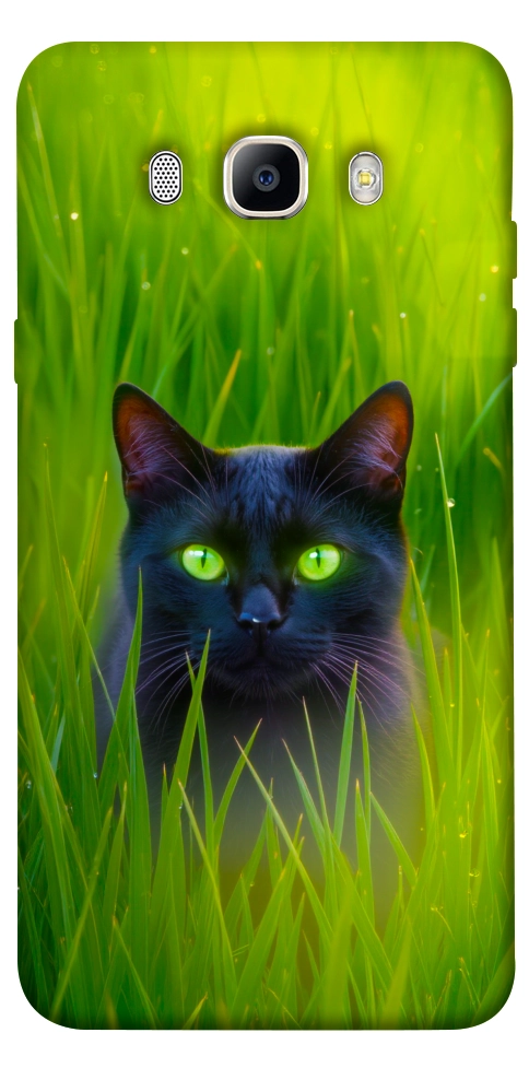 Чехол Cat in the grass для Galaxy J7 (2016)
