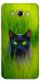 Чехол Cat in the grass для Galaxy J7 (2016)