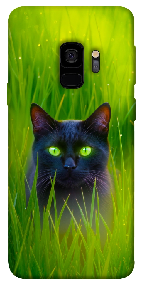 Чехол Cat in the grass для Galaxy S9