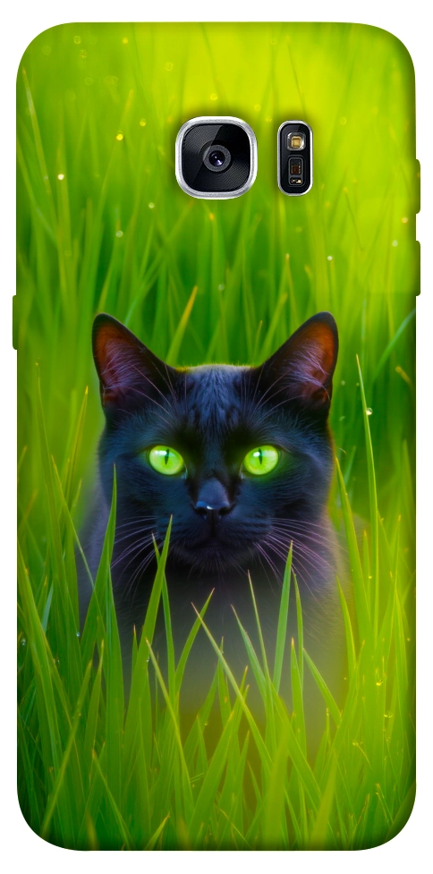 Чохол Cat in the grass для Galaxy S7 Edge