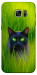 Чохол Cat in the grass для Galaxy S7 Edge