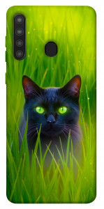 Чохол Cat in the grass для Galaxy A21