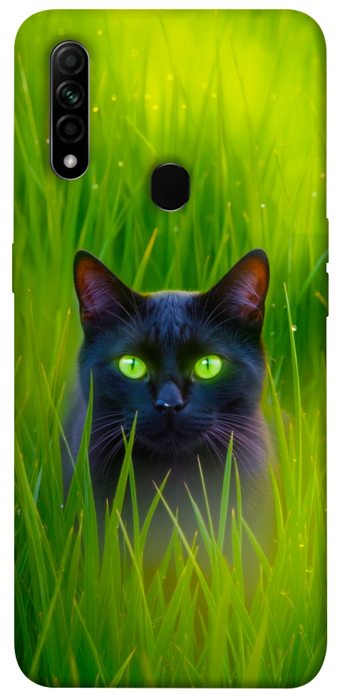 Чехол Cat in the grass для Oppo A31