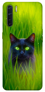 Чехол Cat in the grass для Oppo A91