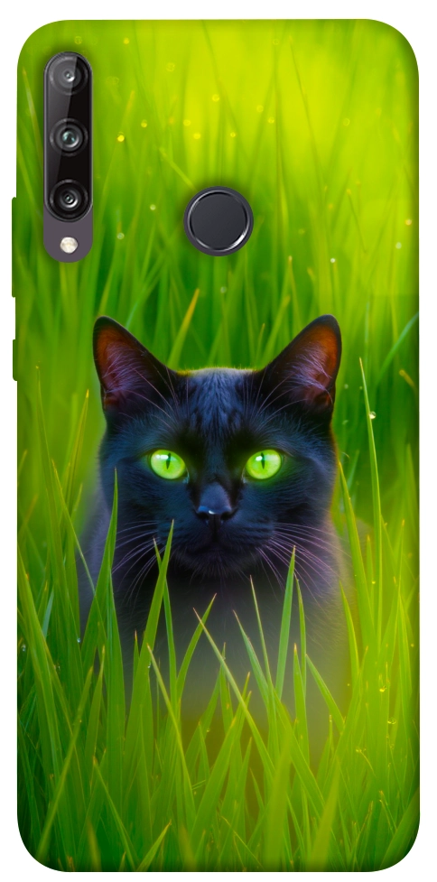 Чехол Cat in the grass для Y7p (2020)