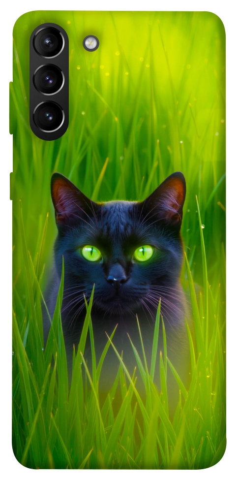 Чехол Cat in the grass для Galaxy S21+