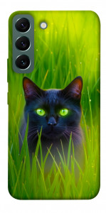 Чохол Cat in the grass для Galaxy S22
