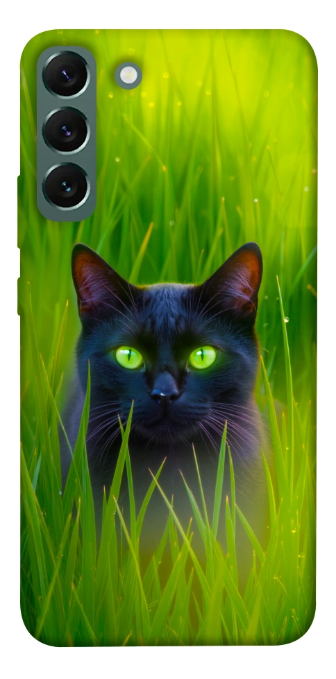 Чохол Cat in the grass для Galaxy S22+
