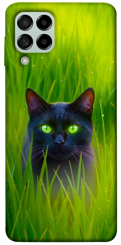 Чохол Cat in the grass для Galaxy M53