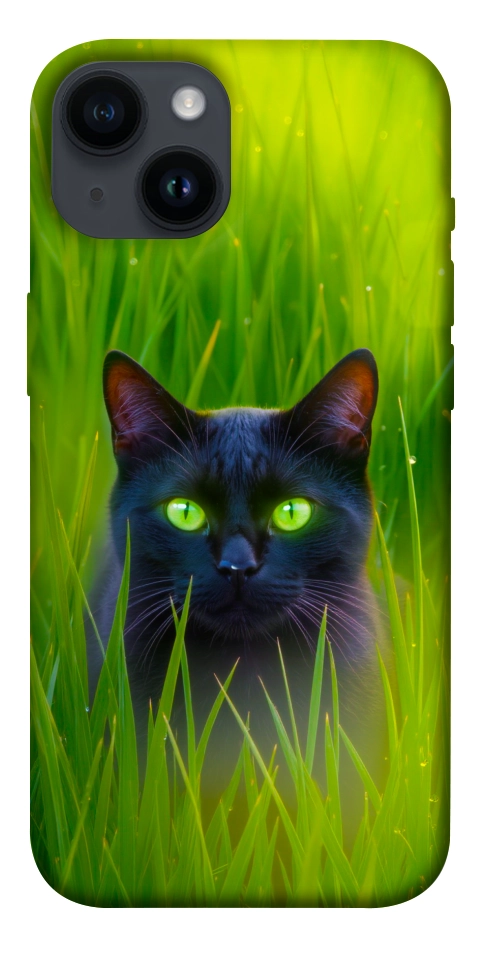 Чехол Cat in the grass для iPhone 14